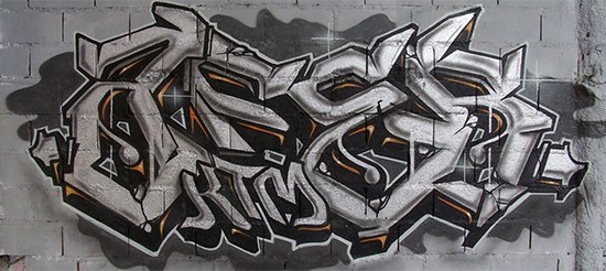 wildstyle graffiti par Kevin Le Gall