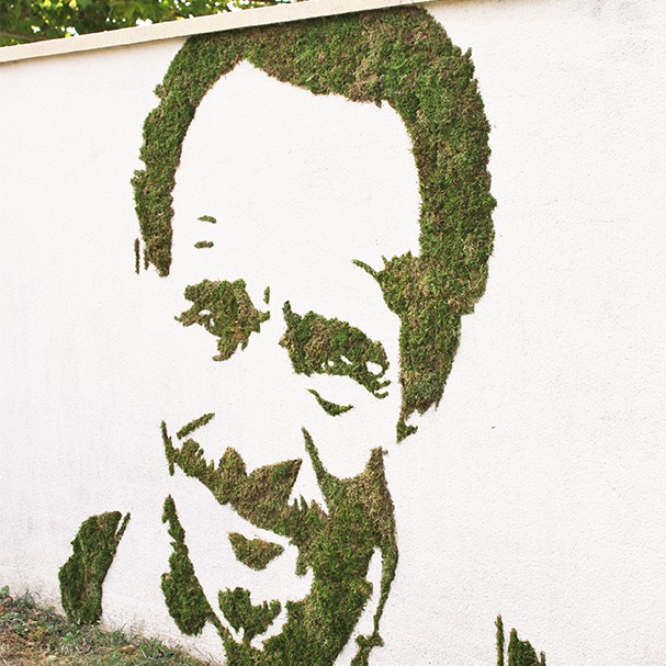 graffiti végétal par Kevin Le Gall